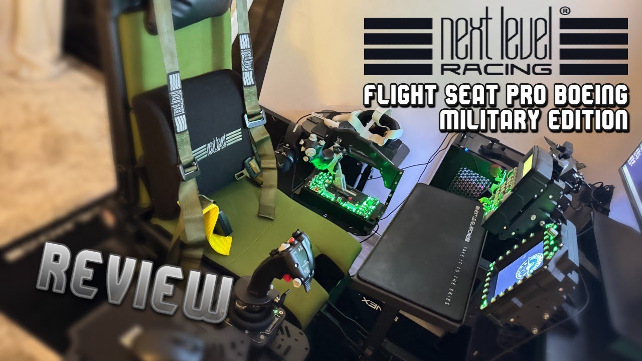 NEXT LEVEL RACING - FLIGHT SEAT PRO | A gamechanger