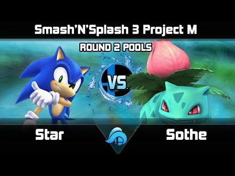 Smash n Splash 3 Project M Round 2 Pools - Star (Sonic) vs. Sothe (Ivysaur)