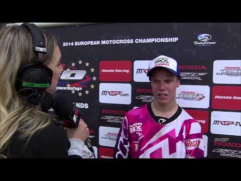 EMX150 of the Netherlands 2014 Race 2 Highlights - Motocross