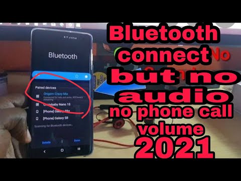 bluetooth connect but no audio no sound no phone call volume problem solution shukla mobile 2021....