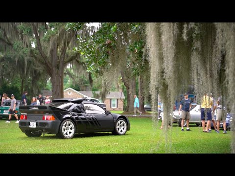 Ken Block's Ford RS200 Group B Rally Car at Savannah Cars and Coffee