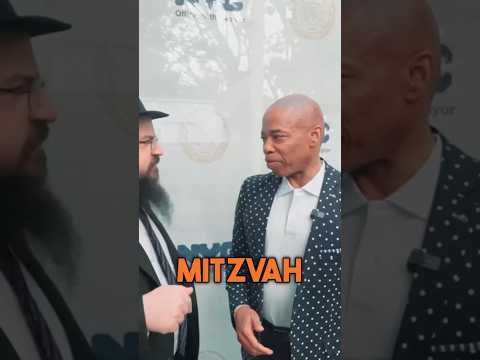 Daily Mitzvah day #37 with the Hon. Mayor Eric Adams