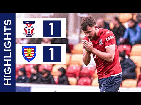📺 Late Goal Forces FA Cup Replay | York City 1-1 Morpeth Town | Highlights