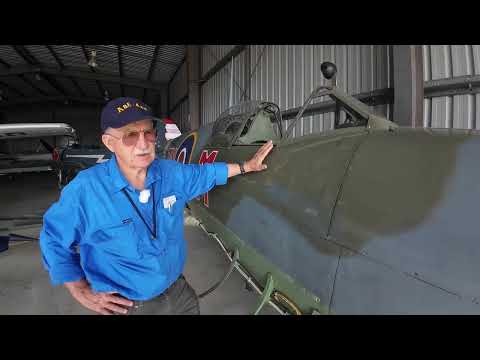 Interview with Peter Gartshore the owner of Spitfire MV154 at Archerfield on 4 September 2024