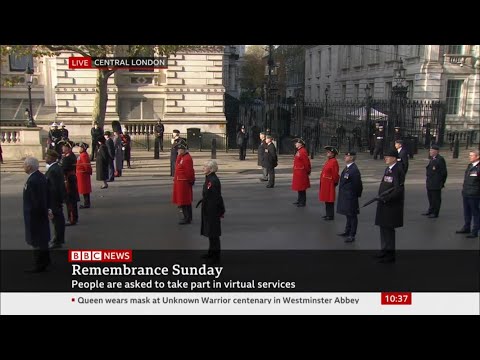 BBC News Remembrance Sunday Coverage intro 10:35am 8.11.20 MOCK