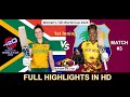 SA W VS WI W Icc Women World T20 2024 Highlights