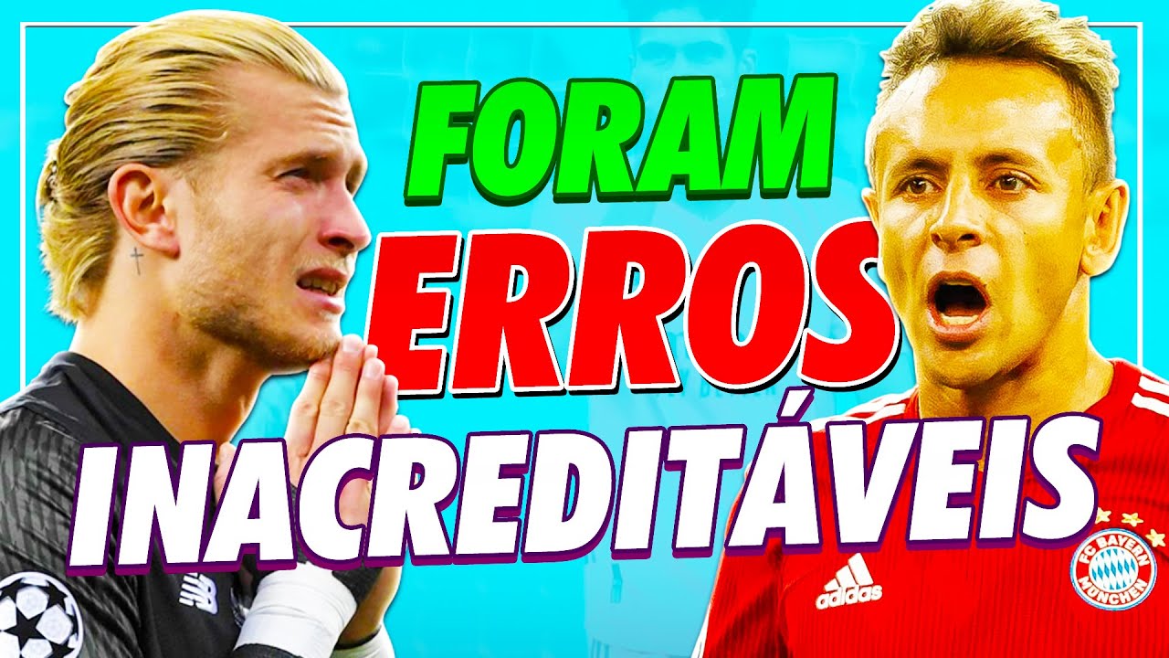 12 falhas RIDÍCULAS na Champions League 🤦‍♂️