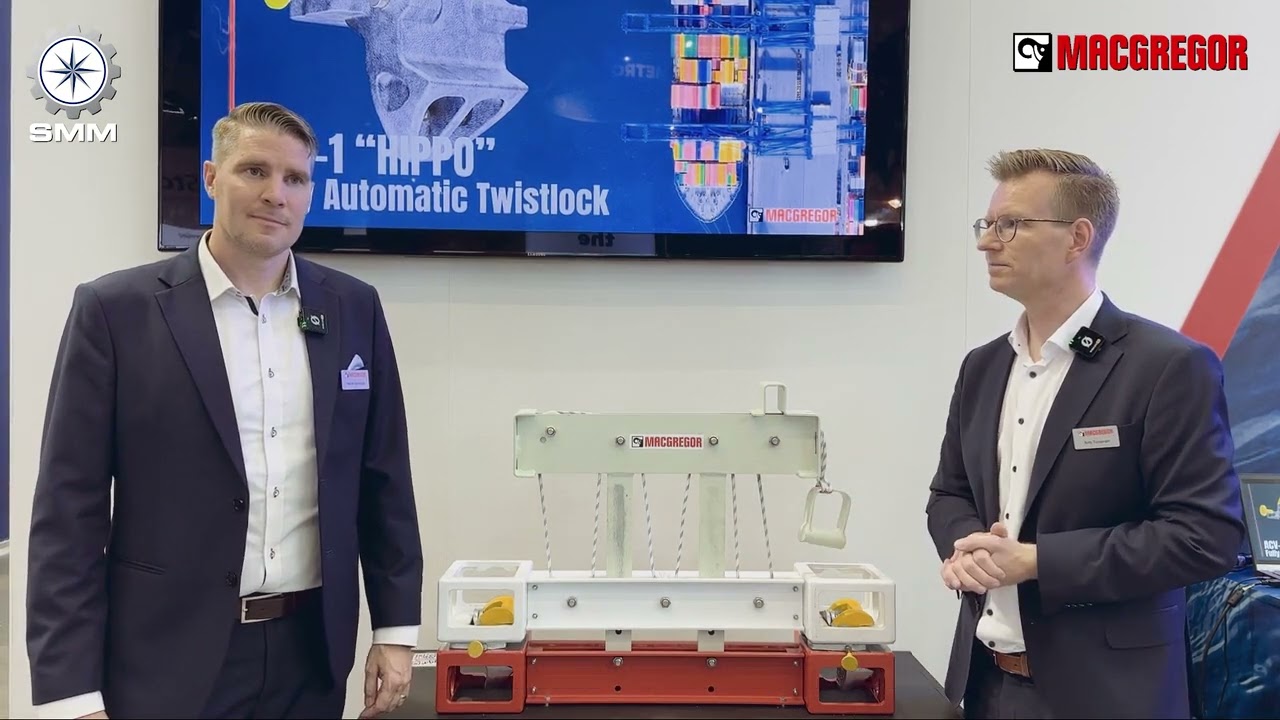 MacGregor Hippo fully automatic twistlock explained in 2 minutes