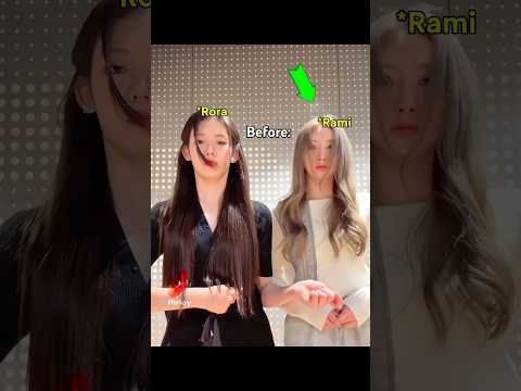 Smooth Transition On Rami Hair. 😮🫶 #babymonster #baemon #fypシ゚ #shorts