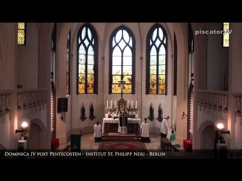 Dominica IV post Pentecosten 11 Sanctus - Traditional Latin Mass