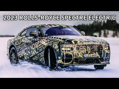 All NEW 2023 ALL-Electric ROLLS-ROYCE Spectre WINTER TESTING (Arctic Circle)