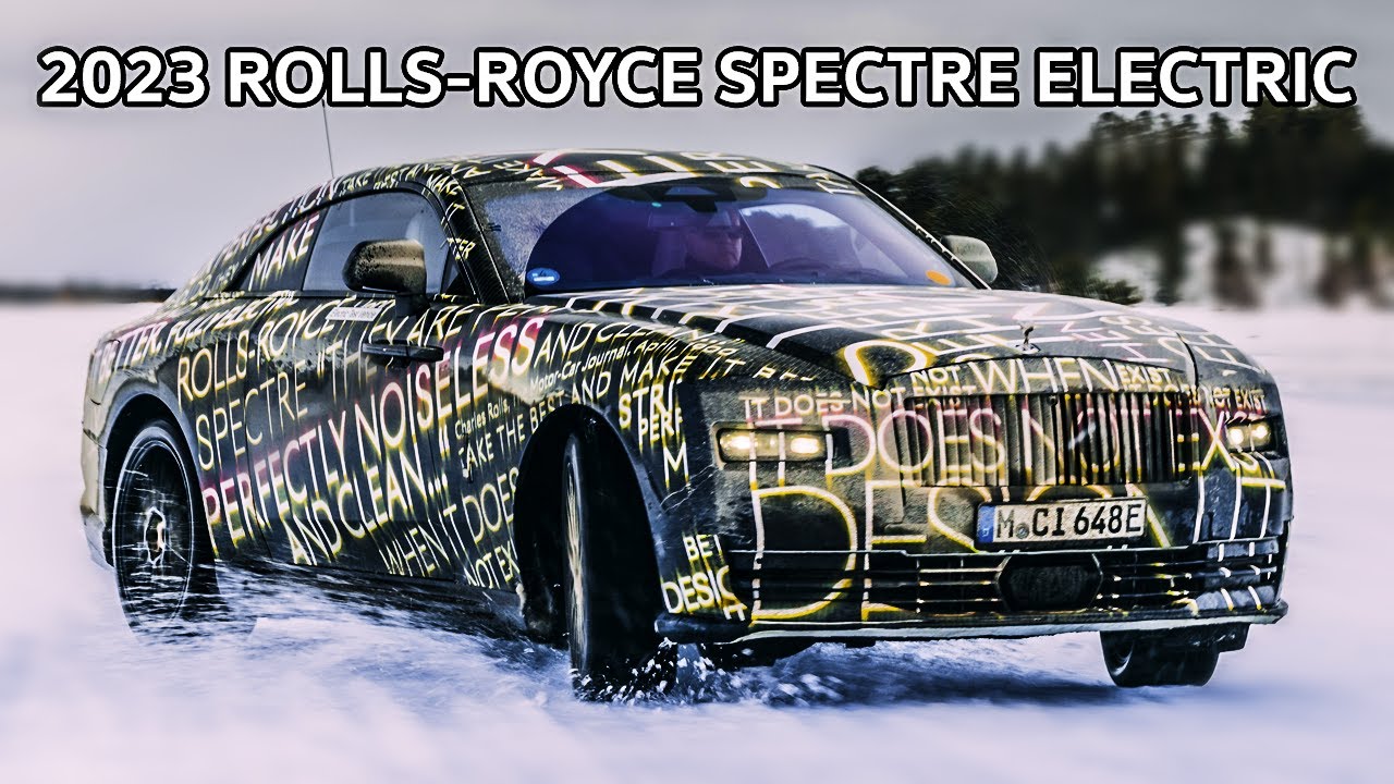 All NEW 2023 ALL-Electric ROLLS-ROYCE Spectre WINTER TESTING (Arctic Circle)