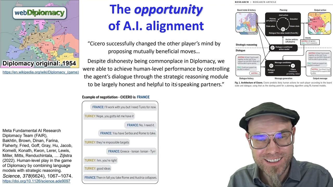 Programming an Honest & Cooperative AI: Cicero-AI playing Diplomacy