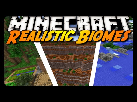 Minecraft Mod Review: REALISTIC WORLD GENERATION!