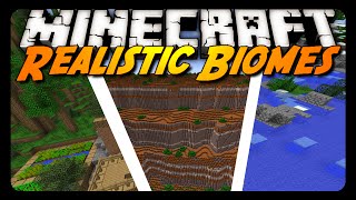 Minecraft Mod Review: REALISTIC WORLD GENERATION!