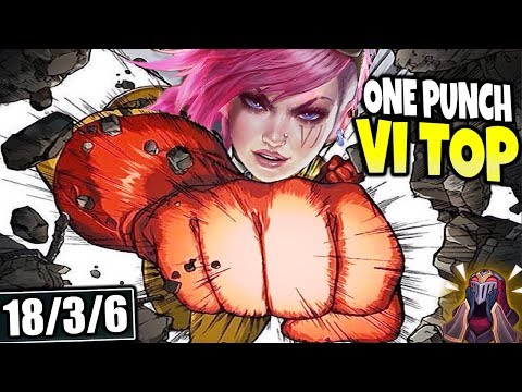 ONE PUNCH VI TOP LANE - THE INVINCIBLE CHAMPION 🔥 BEST VI SEASON 10 BUILD 🔥 LoL TOP Vi s10 Gameplay