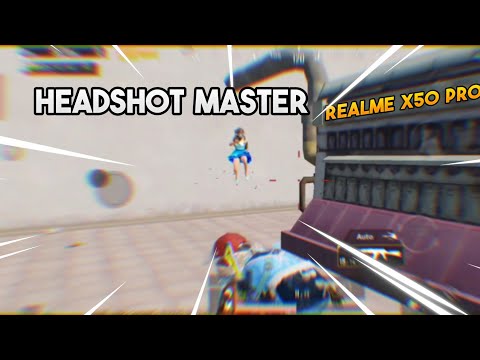 HEADSHOT MASTER 💙⚡ | Realme X50 Pro PubG | Smooth & Extreme 90 FPS | Pubg montage