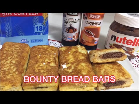 Bounty chocolate Bread Bars || Kids Special || Khalida’s Recipe Store