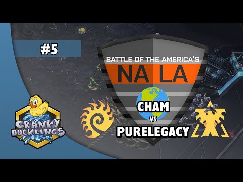 Cham vs PureLegacy - ZvT | Battle of the Americas #5 | NA-LatAm StarCraft 2 Tournament