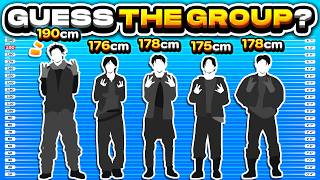 Guess the K-Pop Group by the Members’ Height! 📏🧍 ANSWER - KPOP QUIZ ⭐️