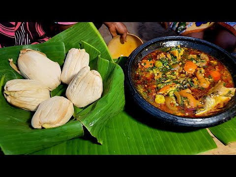 WIE MAN OKRASUPPE MIT BANKU MACHT – GHANAISCHE OKRASUPPE || AKTUALISIERTES REZEPT FÜR GHANAISCHE ...
