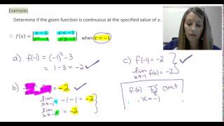 4: Examples of Proving a Function is Continuous for a Given x Value