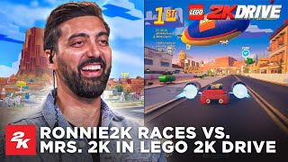Ronnie2K & Mrs. 2K Battle Each Other In LEGO 2K Drive | 2K