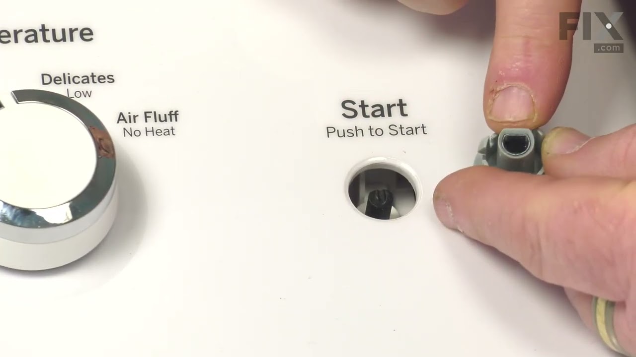Replacing your General Electric Dryer BUTTON START Assembly