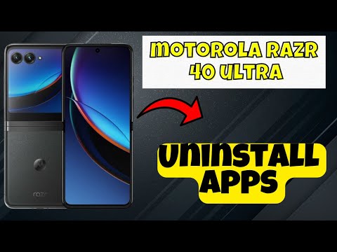 Uninstall Apps Motorola Razr 40 Ultra || How to uninstall apps || APPS deletion settings