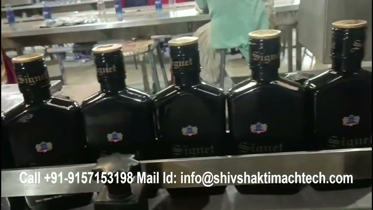 Flat Liquor bottle High Speed Labelling Machine | Double Side Front and Back Labeler Manufacturer