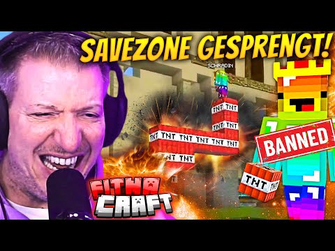 SCHRADIN geht CRASHOUT🤪🤣 und SPRENGT🧨💥 den GANZEN SERVER + BANN😱 LETZTES mal FITNACRAFT #7