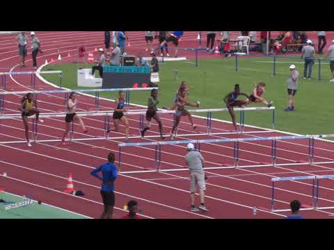 100m Haies – Demi Finale 1 – JUF – Championnats de France Jeunes CA JU – 21/07/2018 – Bondoufle