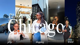 TRAVEL VLOG: 72 hours in CHICAGO | Exploring,  360 Chicago, Venteux cafe, Boat tour + more |