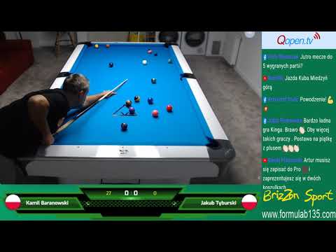 J.Tyburski vs K.Baranowski - Turniej FORMUŁA B 1-3-5 Standard Wiosna 2021 faza pucharowa 1/8