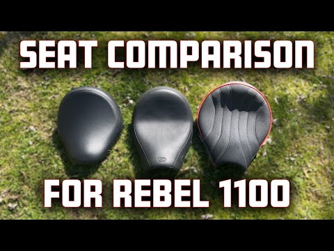 Rebel 1100 OEM VS Mustang VS Corbin seat | Which Is better?