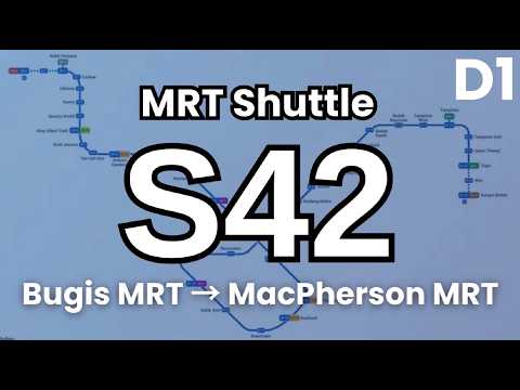 Dtl Mrt Shuttle S42 Direction 1 Hyperlapse Route Visual