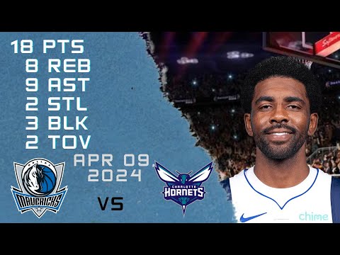 Kyrie Irving player Full Highlights vs HORNETS NBA Regular season game 09-04-2024