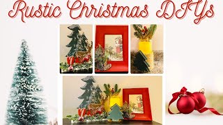 🎄 *NEW* RUSTIC CHRISTMAS DIYS 🎄 | DOLLAR TREE DIYS and THRIFT FLIPs