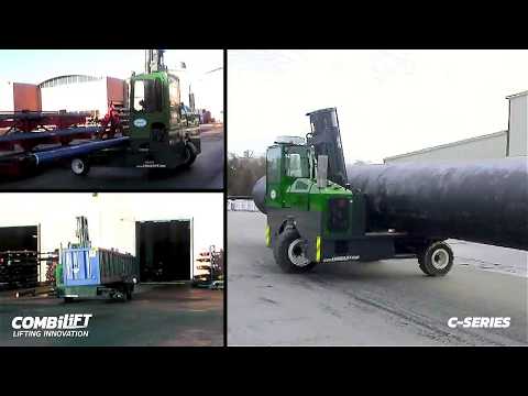 Combilift - C-Series - Multi-directional Forklift - Long Load Handling in the Oil Industry