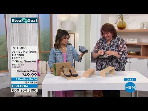 Jambu Originals Horizon Leather TStrap Sneaker