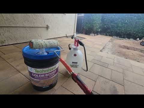 How to seal any Paver. Belgards Techniseal Color Boost.  The smart choice, made easy  DIY FRIENDLY