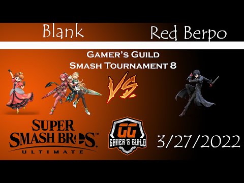 Gamer's Guild Smash Monthly 8 - Blank (Daisy, Pyra/Mythra) vs Red Berpo (Joker)