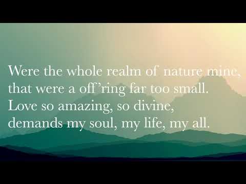 When I Survey the Wondrous Cross | Lyric Video