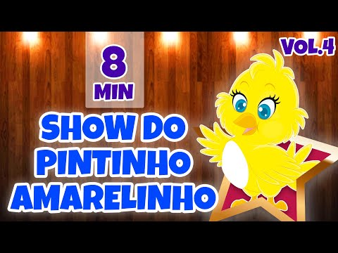 Show do Pintinho Amarelinho Vol. 4 - Giramille 8 min | Desenho Animado Musical