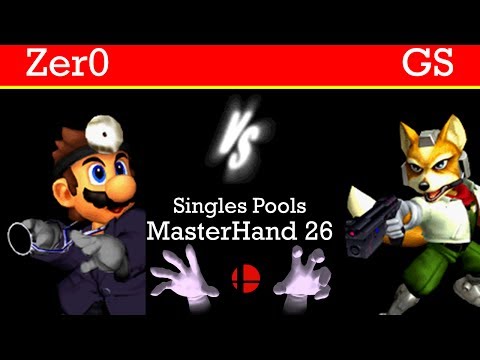 MasterHand 26 Pools - Zer0(Dr.Mario) vs. GS(Fox)