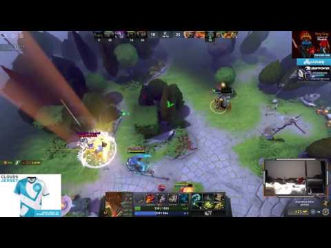 Sing sing Lina jebaiting and outplaying Dendi Templar Assasins
