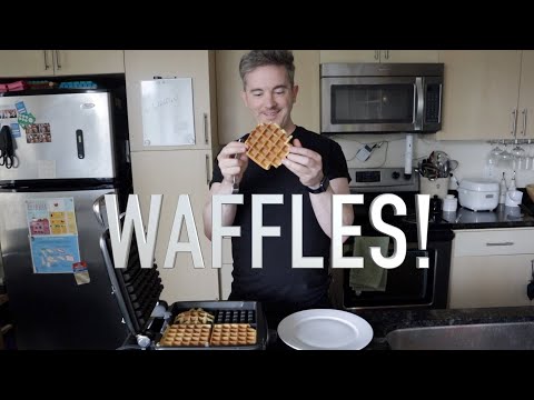 WAFFLES! From FRESHLY MILLED Organic Soft White Wheat Flour!
