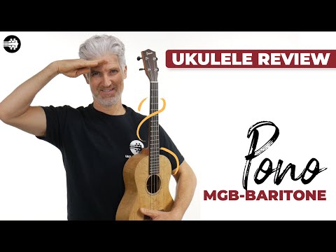 Pono MGBD Deluxe Solid Mango Baritone Ukulele image 7