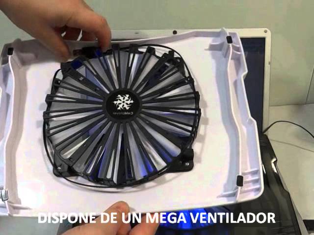 Vídeo relacionado con VBESTLIFE Ventiladores de la Base de enfriamiento de la Almohadilla del refrigerador USB Ultra silencioso con Luces RGB para PS4/para PS3/para computadora portátil/para One