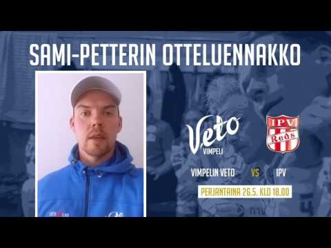 Otteluennakko: 26.5. Veto - IPV